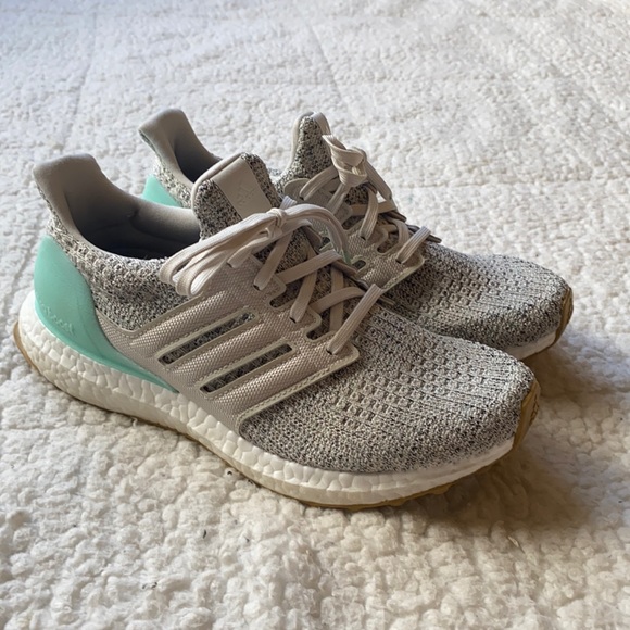 adidas gazelle silver green womens adidas Solar Boost Shoes Raw White / Clear Mint / Active Purple – Heppo.com main image 0